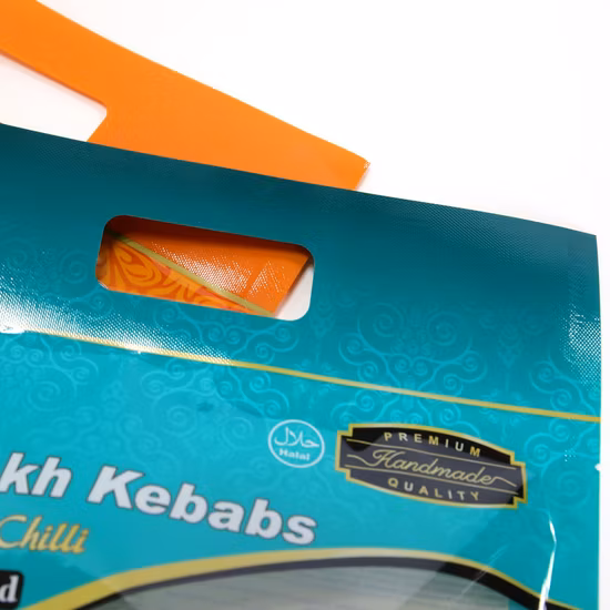 Transparent Vacuum Food Grade Three Side Seal Plastic Packaging Bag