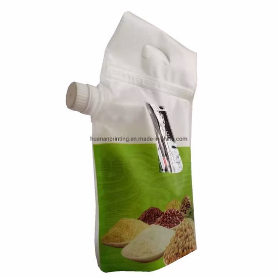Spout Pouch with Matt Finishing and Clear Transparent Window.