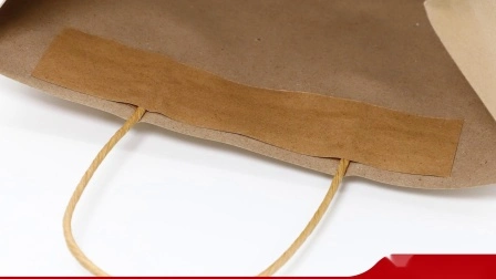 Sacchetto per imballaggio alimentare personalizzato per uso alimentare Carta Kraft marrone per sacchetto di carta per caffè da forno