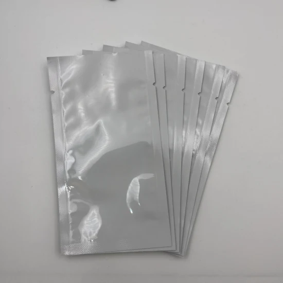 Nessuna stampa, busta in plastica di alluminio laminato, busta sigillata su tre lati
